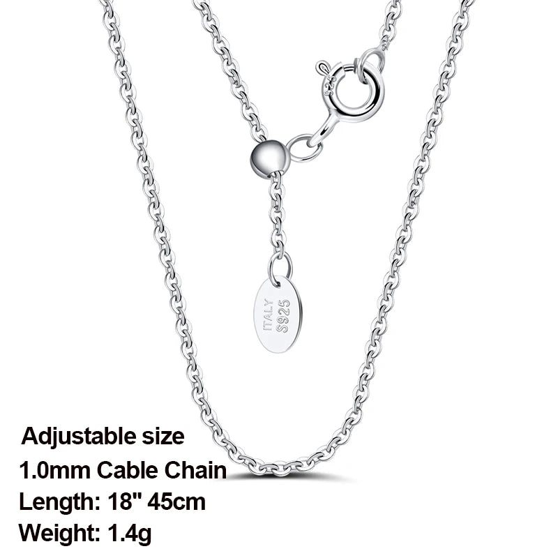ORSA JEWELS véritable 925 collier en argent Sterling Figaro joint torique chaîne de cou torsadé serpent barre singapour boîte chaîne collier femmes 1
