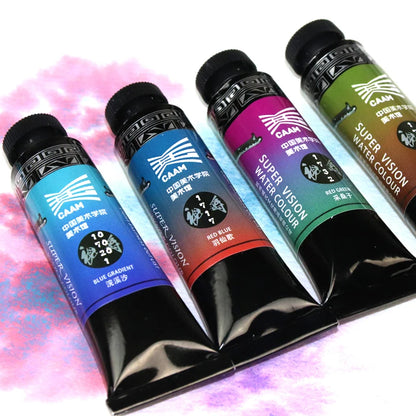 Super Vision – ensemble de tubes de peinture aquarelle en couches, 15ml, 10 couleurs, niveau maître, pour peinture, dessin, fournisseurs d'art