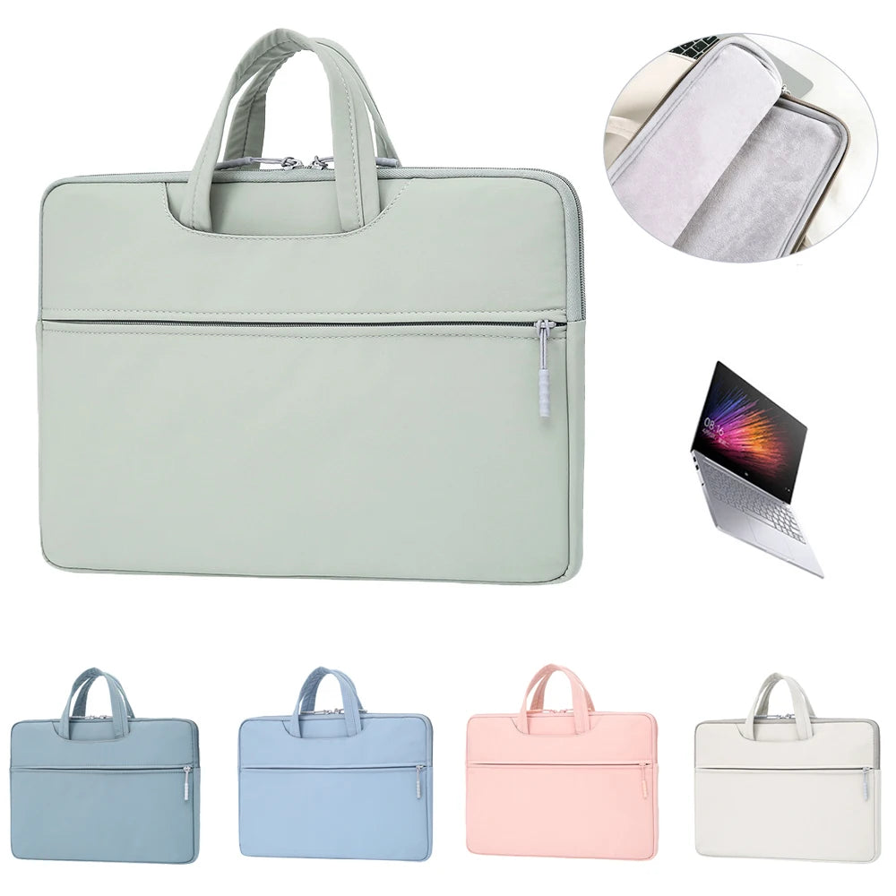 Sac à manches pour ordinateur portable 13,3 14 15,6 pouces sac pour ordinateur portable pour Macbook Air Pro 13 15 16 étui étanche pour ordinateur portable livre Funda couverture sac à main sac portable porte-documents