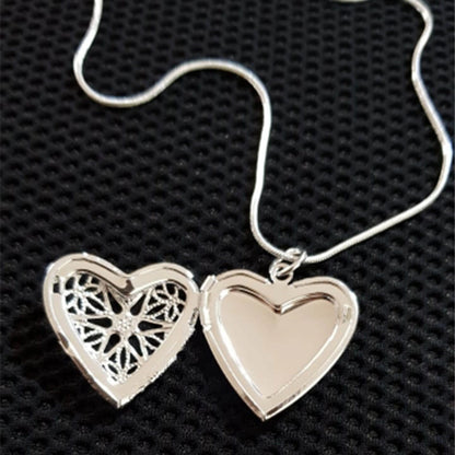 DOTEFFIL – collier avec pendentif cadre Photo en argent Sterling 925, chaîne serpent de 18/20/22/24 pouces pour femme, breloque, bijoux de mariage à la mode