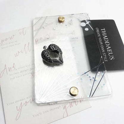 Pendentif ailes coeur, 2019 tout nouveau Bijoux de mode Europe Bijoux accessoires à la mode 925 en argent Sterling cadeau pour femme hommes