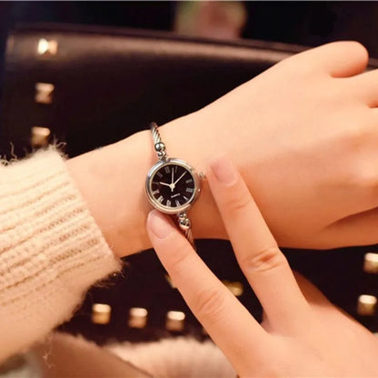 Montre-Bracelet repliable petite montre étanche, décontractée, Style coréen, Simple, à la mode