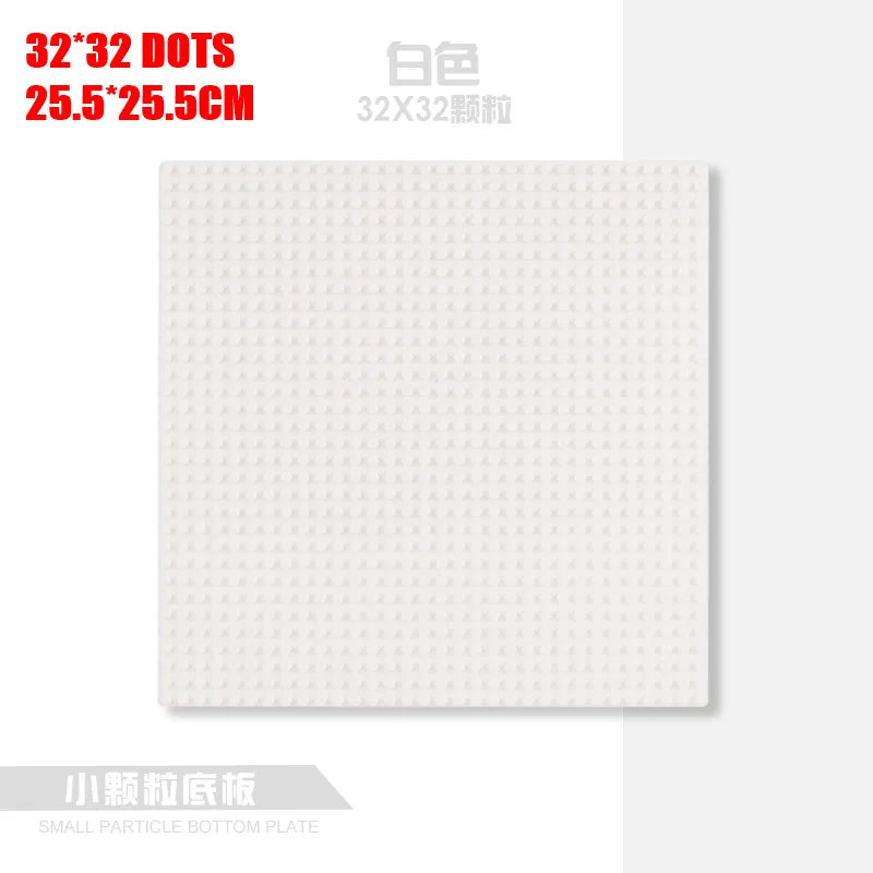 Plaques de base de blocs de construction pour enfants, plaque de base pour urgence, briques de ville classiques compatibles AMOC, jouets pour garçon et fille, 16 points, 32 points * 32 points