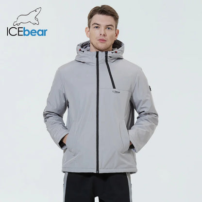 ICEbear-Manteaux de printemps pour hommes, veste élégante avec capuche, vêtements de marque de haute qualité, MWC216Également D, 2024