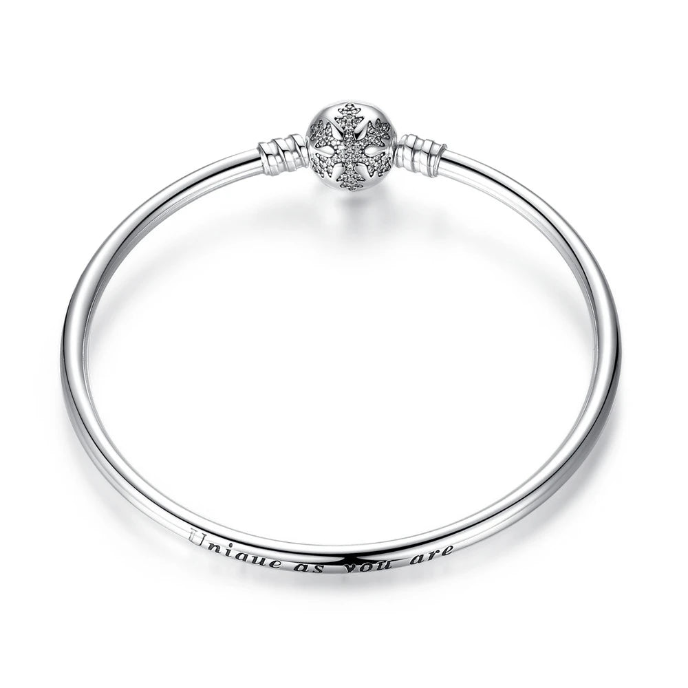 Luxe 100% argent Sterling 925 Original 3 Styles chaîne Bracelet Bracelet pour femmes ajustement bricolage breloque perle authentique bijoux fins cadeau