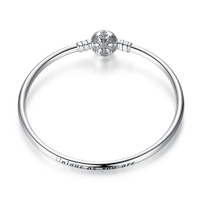 Luxe 100% argent Sterling 925 Original 3 Styles chaîne Bracelet Bracelet pour femmes ajustement bricolage breloque perle authentique bijoux fins cadeau