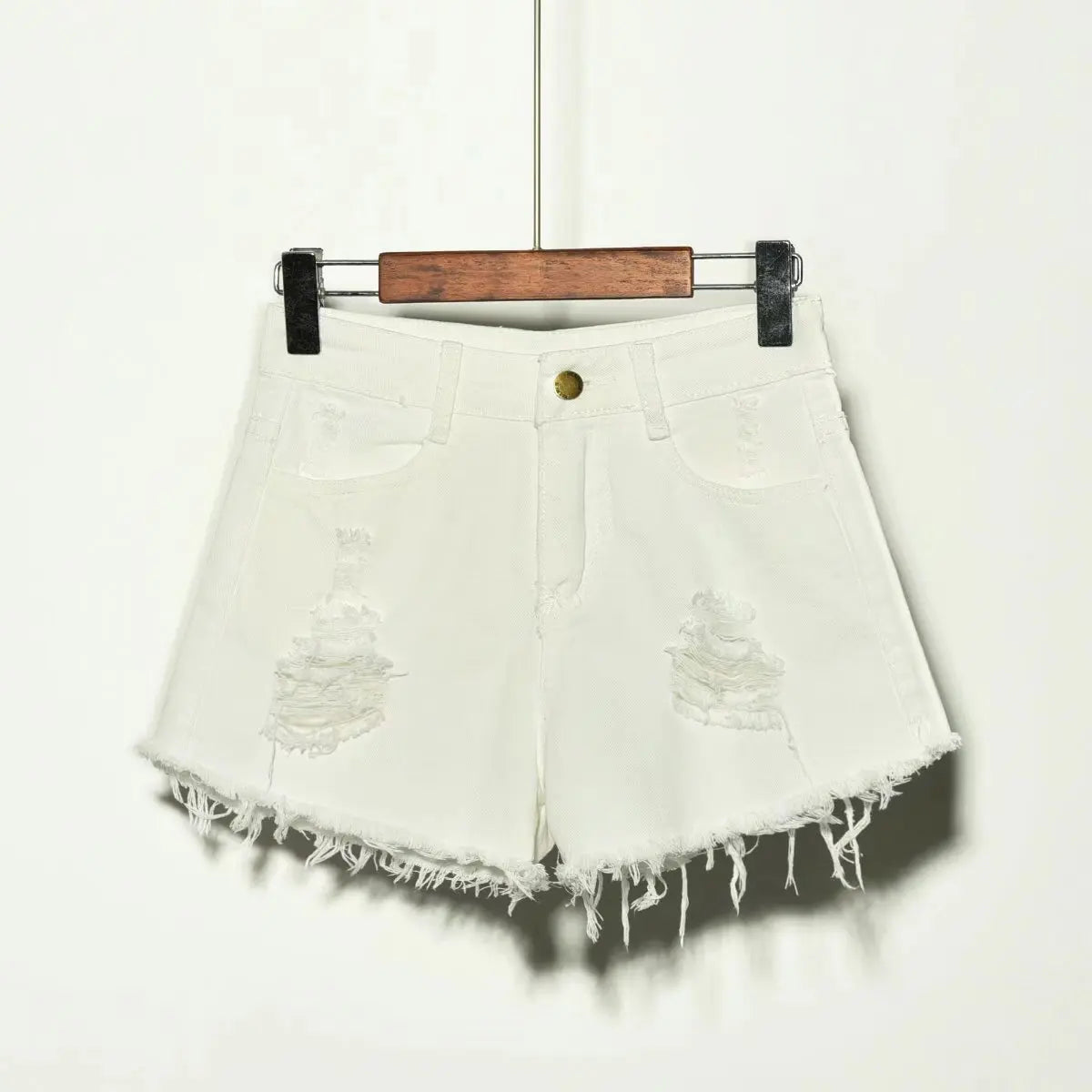 Trou irrégulier grande taille Denim Shorts Femme jean femmes taille haute court nouveau Femme Push Up maigre mince Denim Shorts 4XL
