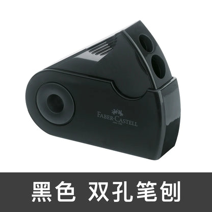 Faber-castell – Mini taille-crayon à commande manuelle, 1 pièce, 1827, rouleaux simples/doubles, Push-Pull, taille-crayon pour fournitures scolaires