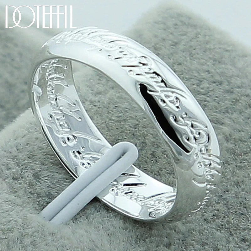 DOTEFFIL – bague de Sculpture Mageweave en argent Sterling 925,