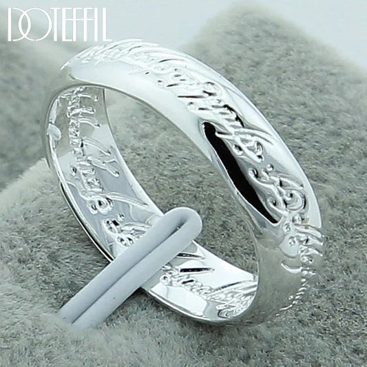 DOTEFFIL – bague de Sculpture Mageweave en argent Sterling 925,