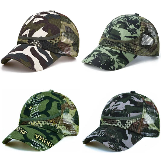 3-9 ans en plein air Camouflage bébé garçon maille casquette de Baseball enfants casquette été automne pour garçons fille casquettes Net casquettes décontractées enfants chapeaux