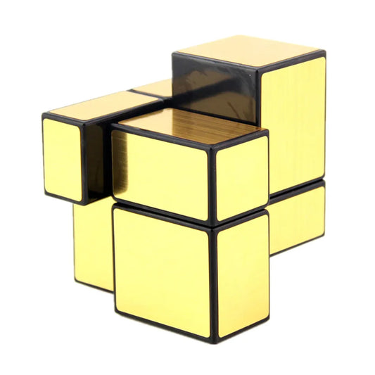 Shengshou 2x2x2 Cube miroir magique 5.7 cm vitesse Puzzle magique Cube 2x2 Cubo Magico autocollant apprentissage éducation Cubes pour les enfants