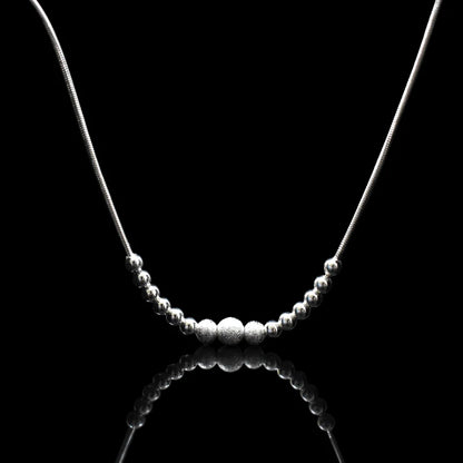 Bracelet de cheville boule ronde perlée pour femme, argent regardé JO925, perles conviviale rées, bracelets de cheville à breloques, cadeau de bijoux, nouvelle mode