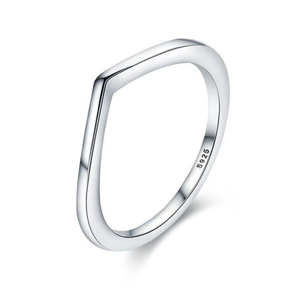 BAMOER 100% 925 argent Sterling goutte d'eau clair CZ bagues pour les femmes de mariage fiançailles bijoux petite amie cadeau PA7649