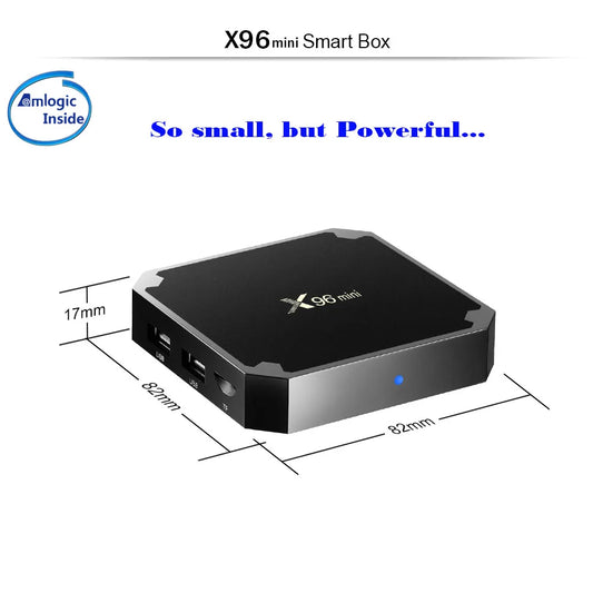 X96 mini android 9.0 smart tv box 1GB 8GB 2GB 16GB Amlogic S905W ship from france i8 KB android x96mini tv set top box