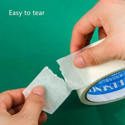 Ruban de masquage aquarelle pour peinture artistique, ruban adhésif texturé, papier inscriptible, couverture Anti-salissure, laisser de colle, outil blanc, fournitures d'art