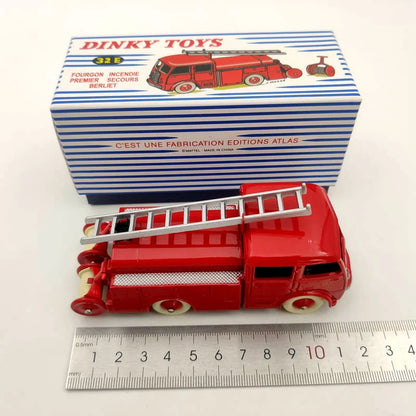 Jouets Atlas Dinky 32E Fourgon, Incendie détendu, Secours Berliet, modèles moulés sous pression, cadeaux de voiture