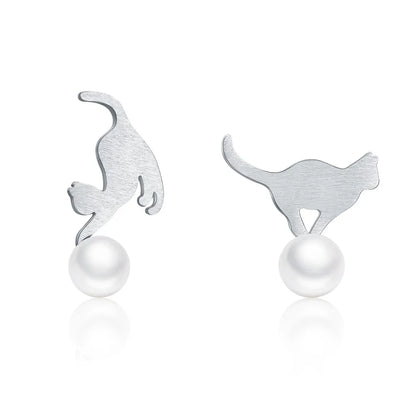 WOSTU – boucles d'oreilles en argent Sterling 100% pour femme, bijou en argent S925, cadeau idéal, référence FIE073