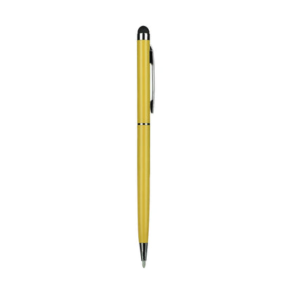 Stylet universel pour écran tactile de téléphone portable, stylo à bille pour iPhone et iPad, fournitures d'écriture, cadeaux de bureau et scolaires, utilisation des touristes