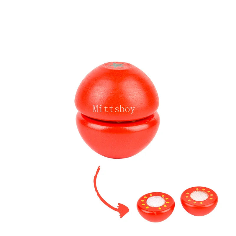 Jouets de cuisine fruits coupés en pâte, jouet en bois, Chechele nourriture fruits légumes jouets éducatifs Puzzle pour enfants cadeaux 1 pièce