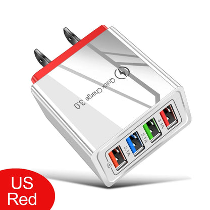 Chargeur USB 3A 4 ports USB Charge rapide 3.0