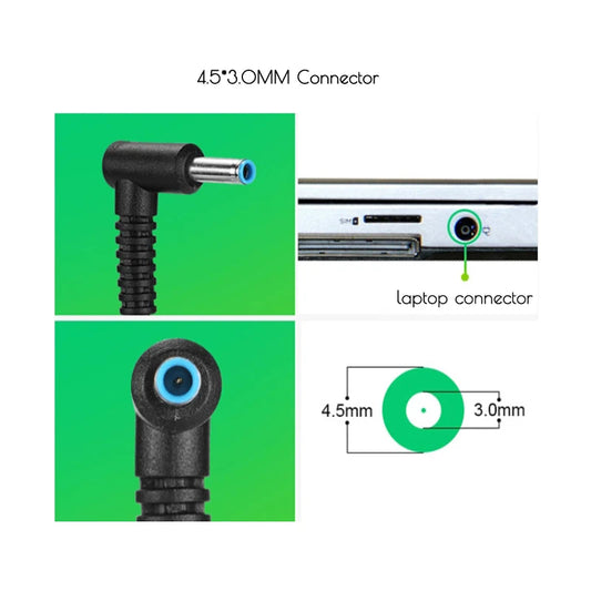 Adaptateur de chargeur pour ordinateur portable, 19.5V, 3,33 a, 65W