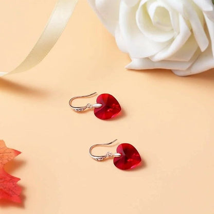 Boucles d'oreilles longues à crochet en Zircon Rose, bijoux en or Rose,