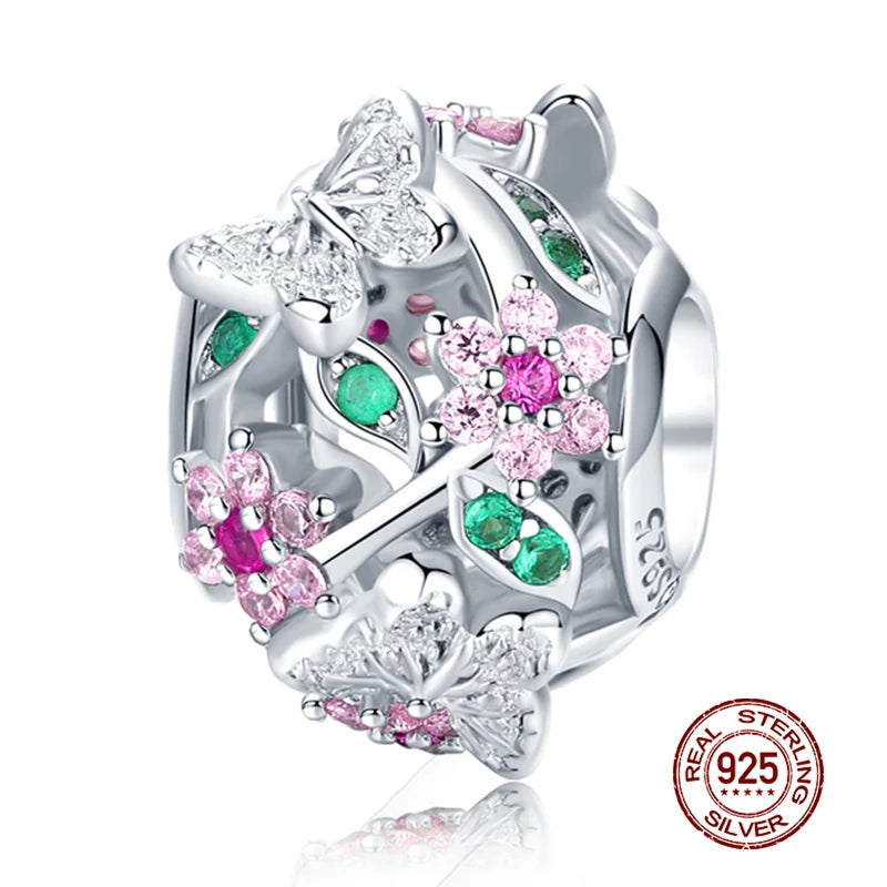 WOSTU breloque 100% authentique 925 en argent Sterling