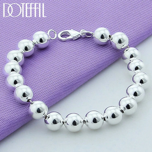 DOTEFFIL 925 argent Sterling 18K or 8mm/10mm