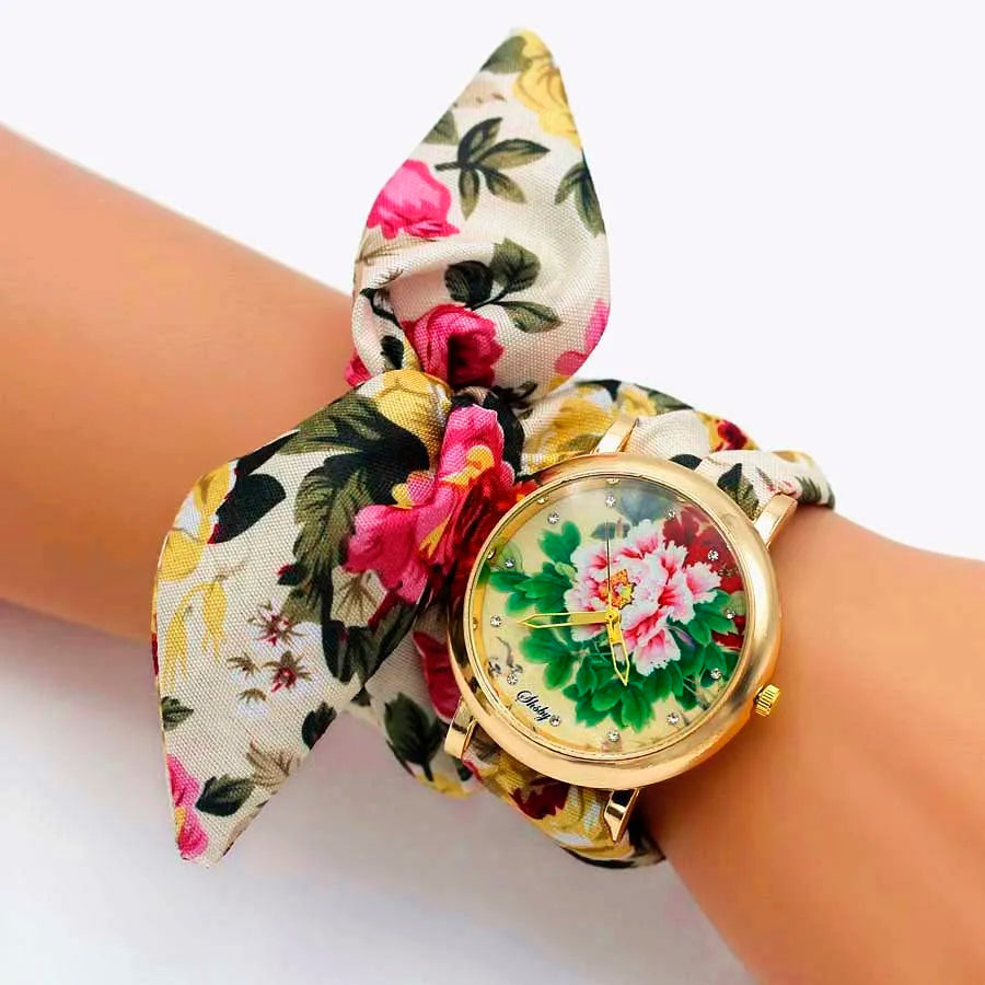 Shsby-Montre-bracelet de luxe pour femme, avec motif floral grill, 2020