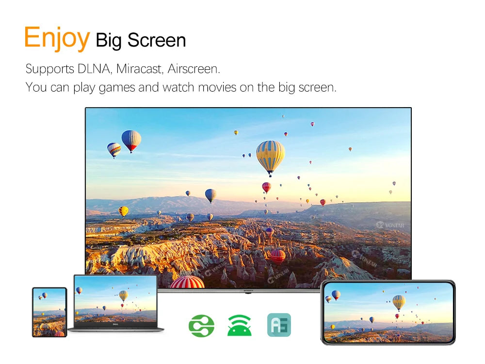 VONTAR X3 4GB 128GB 8K TV BOX Android 9 Smart Android TVBOX 9.0 Amlogic S905X3 Wifi 1080P BT 4K décodeur 4GB 64GB 32GB