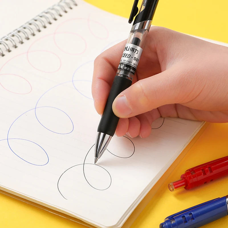 Deli-Ensemble de stylos à bille rétractables Bullet Gel