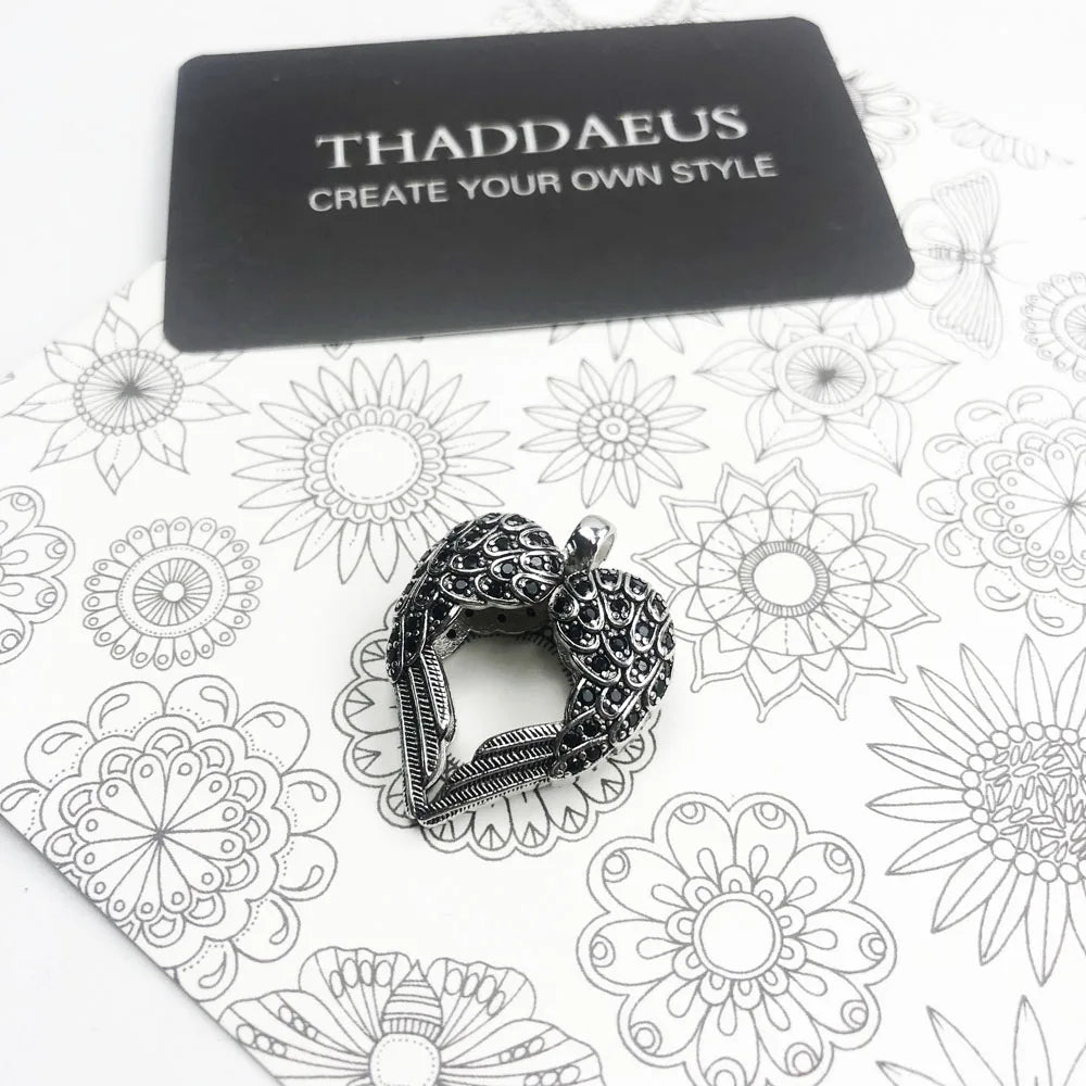 Pendentif ailes coeur, 2019 tout nouveau Bijoux de mode Europe Bijoux accessoires à la mode 925 en argent Sterling cadeau pour femme hommes