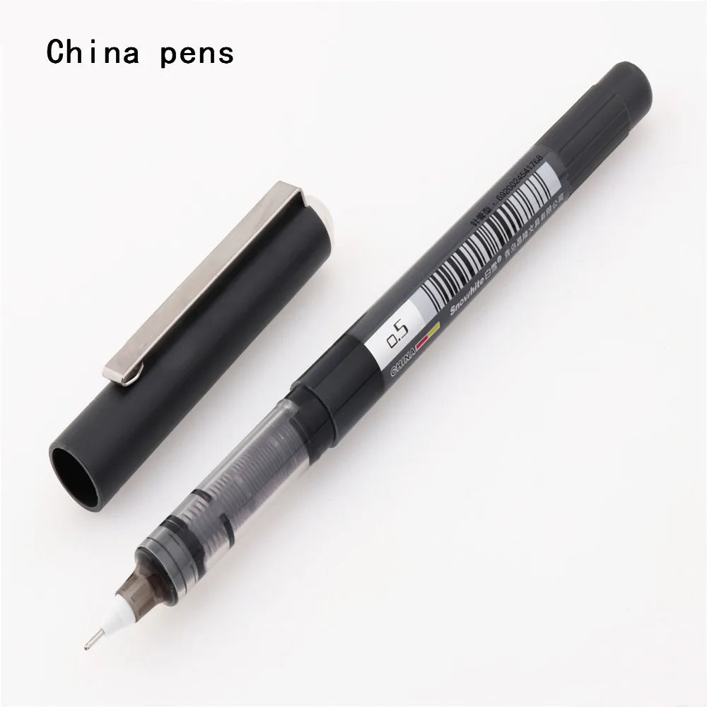 Stylo à encre gel de grande capacité,