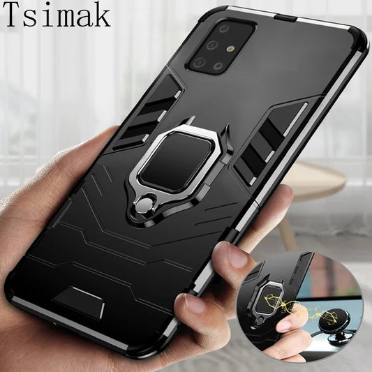 Shockproof Armor Case for Samsung A52 A52S A72 A32 A12 A51 A71 A50 A70 A21S, Phone Cover for Galaxy S21 Ultra S20 FE S9 S10 Plus