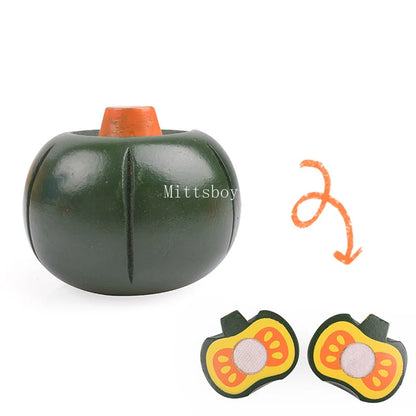 Jouets de cuisine fruits coupés en pâte, jouet en bois, Chechele nourriture fruits légumes jouets éducatifs Puzzle pour enfants cadeaux 1 pièce