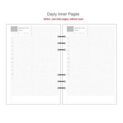 A6/A5 Vintage en relief en cuir PU