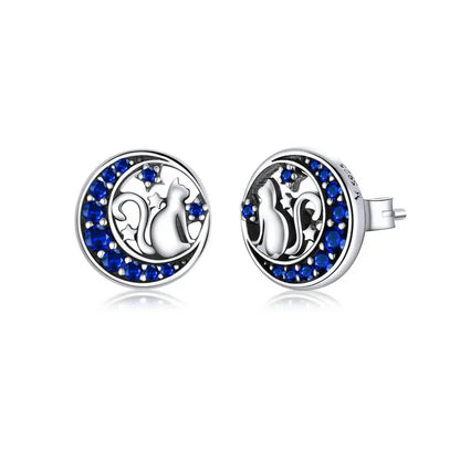 WOSTU – boucles d'oreilles en argent Sterling 100% pour femme, bijou en argent S925, cadeau idéal, référence FIE073