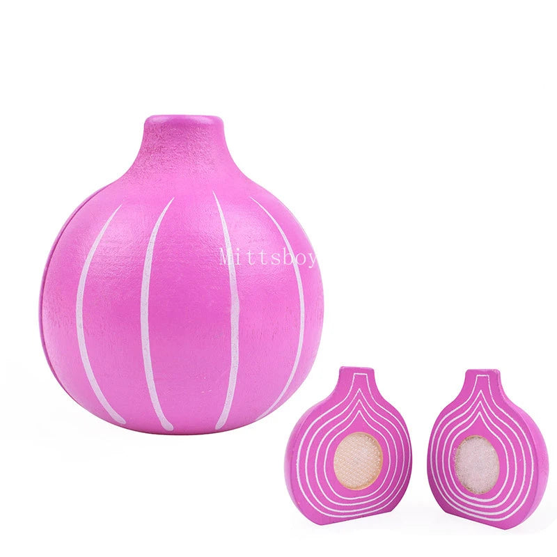 Jouets de cuisine fruits coupés en pâte, jouet en bois, Chechele nourriture fruits légumes jouets éducatifs Puzzle pour enfants cadeaux 1 pièce