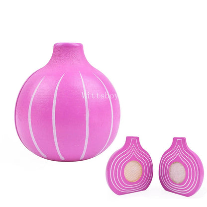 Jouets de cuisine fruits coupés en pâte, jouet en bois, Chechele nourriture fruits légumes jouets éducatifs Puzzle pour enfants cadeaux 1 pièce