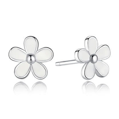 WOSTU mode chaude 100% 925 argent Sterling chanceux pour toujours boucles d'oreilles circulaires pour les femmes authentique Original bijoux cadeau