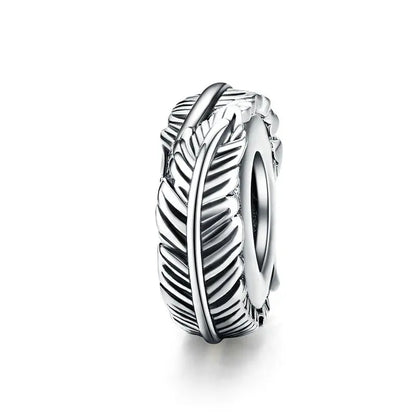 BAMOER authentique 925 en argent Sterling chien empreinte animale chat coeur amour entretoise breloque idéal pour Bracelet l SCC594