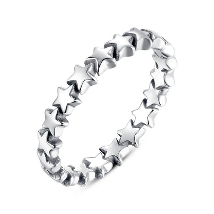 WOSTU 100% authentique argent Sterling 925 6 styles empilable