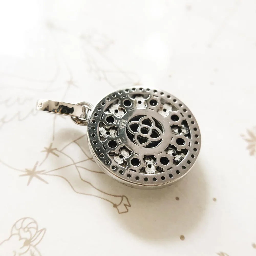 Pendentif noir ornement tout nouveau Glam 925 bijoux en argent Sterling Style européen accessoire de mode cadeau pour femme âme