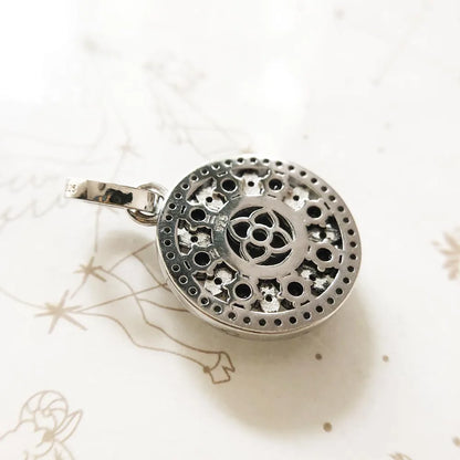 Pendentif noir ornement tout nouveau Glam 925 bijoux en argent Sterling Style européen accessoire de mode cadeau pour femme âme