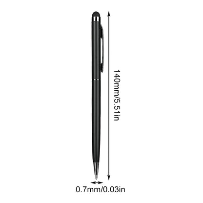 Stylet universel pour écran tactile de téléphone portable, stylo à bille pour iPhone et iPad, fournitures d'écriture, cadeaux de bureau et scolaires, utilisation des touristes