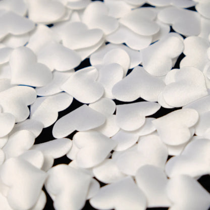 100 pcs/lot 8 couleurs (20mm/35mm) éponge Satin tissu coeur pétales mariage confettis Table lit coeur pétales décoration de mariage