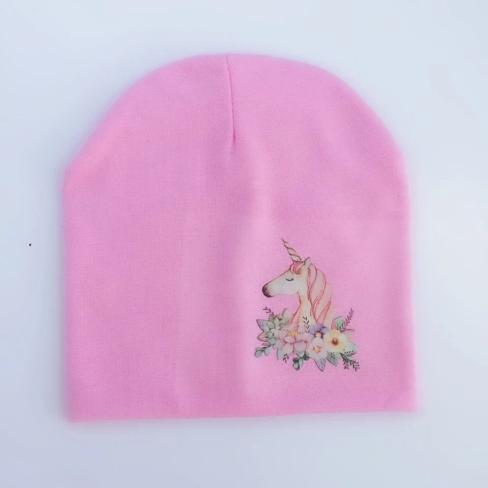 Chapeau de bébé en coton, printemps automne, mode monstre dinosaure licorne, bonnet pour enfants, garçon et fille, chapeau pour enfants
