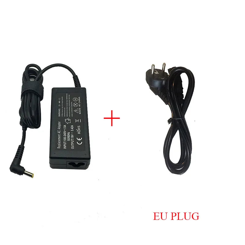 Adaptateur de chargeur d'ordinateur portable ca 19V 3.42A 65W