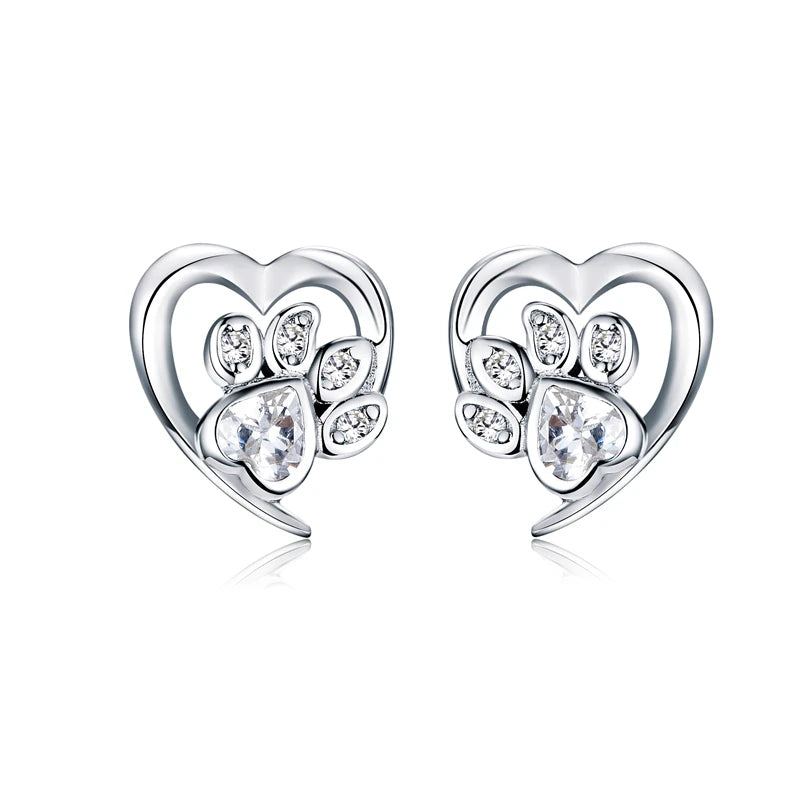 Boucles d'oreilles en argent Sterling 100%, mignon,